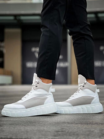 Terzi Bey Yüksek Taban Bot 104 Beyaz