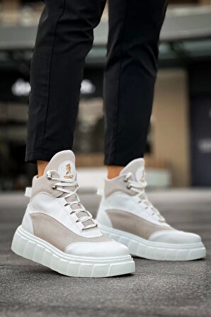 Terzi Bey Yüksek Taban Bot 104 Beyaz