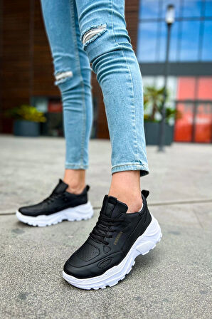 TB089 CBT Low Top Lace Up Erkek Ayakkabı SIYAH