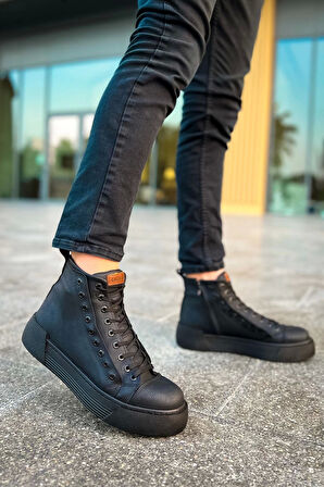 TB167 GST Blazer Erkek Bot SIYAH/SIYAH