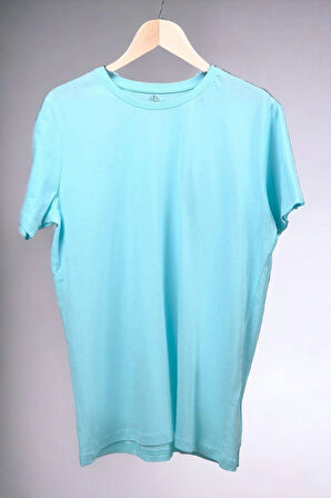 Unisex Rahat Kalıp 5'li T-shirt Pembe - Turkuaz - Kırmızı - Sarı - Beyaz