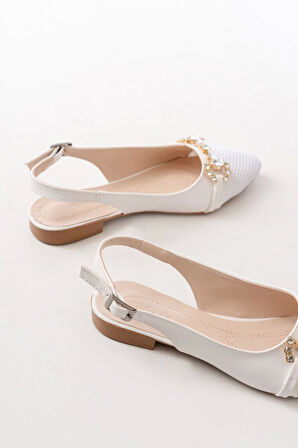 İNF-120 Beyaz Cilt Babet