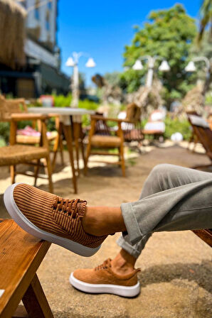 TB173 KBT Velluto Erkek Ayakkabı TABA