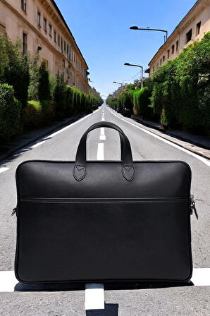 Macbook Air Pro 13.3-14" inç Siyah Notebook Laptop Evrak Çantası