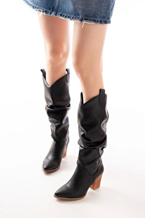 Siyah Günlük Kadın Çizme