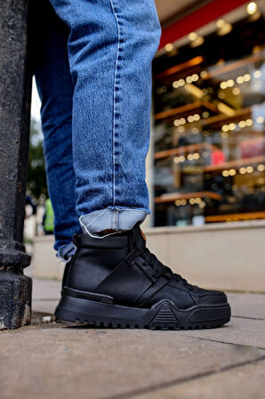 TB057 GSST Ghost Line Erkek Bot SIYAH/SIYAH