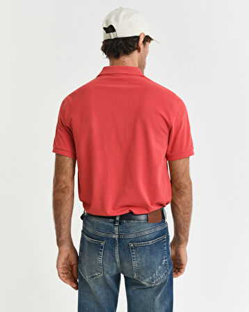 GANT Erkek Kırmızı Regular Fit Polo
