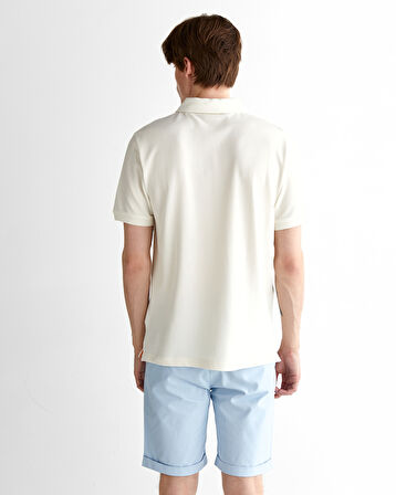 GANT Erkek Krem Regular Fit Logolu Polo