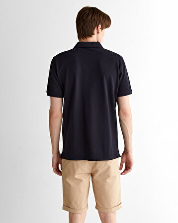 GANT Erkek Siyah Regular Fit Logolu Polo