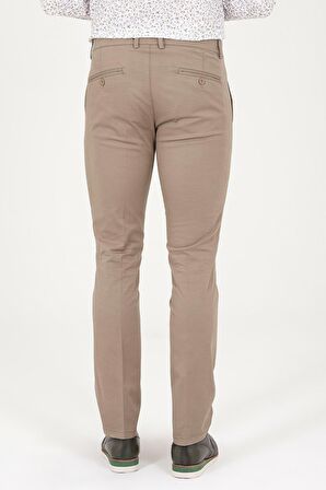 Regular Fit Düz Yüksek Bel Kanvas Pantolon