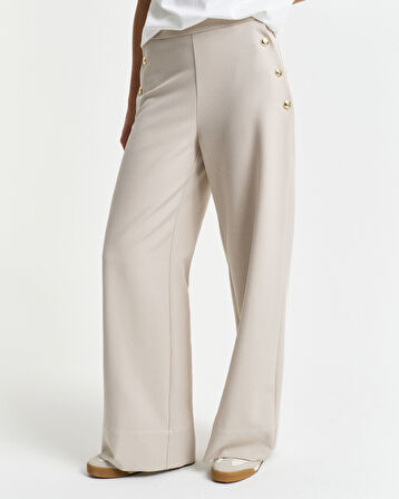 GANT Kadın Bej Straight Fit Pantolon