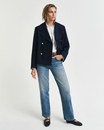 GANT Kadın Beyaz Regular Fit Klasik Yaka Gömlek