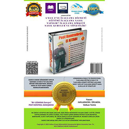 ADAN ZYE İLAÇLAMA ŞİRKETİ EĞİTİMİ İLAÇLAMA NASIL YAPILIR İLAÇLAMA İŞİNE NASIL BAŞLANIR EKİTAP