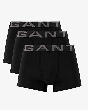 GANT Erkek Siyah 3'lü Boxer
