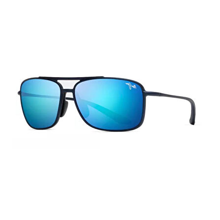 Maui Jim MJ 0437S 003 03M 62 Polarize Kadın Pilot Siyah Kemik Güneş Gözlüğü 