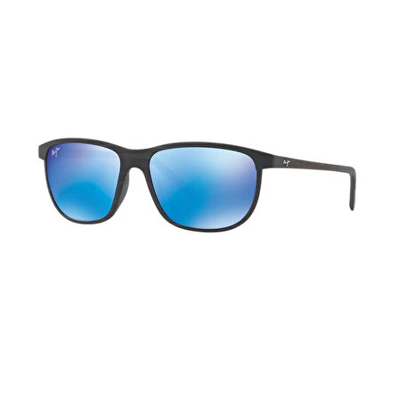 Maui Jim MJ 0811S 002 58 Polarize Erkek Oval Siyah Kemik Güneş Gözlüğü