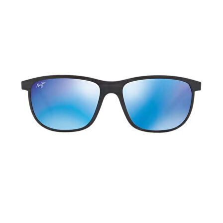 Maui Jim MJ 0811S 002 58 Polarize Erkek Oval Siyah Kemik Güneş Gözlüğü