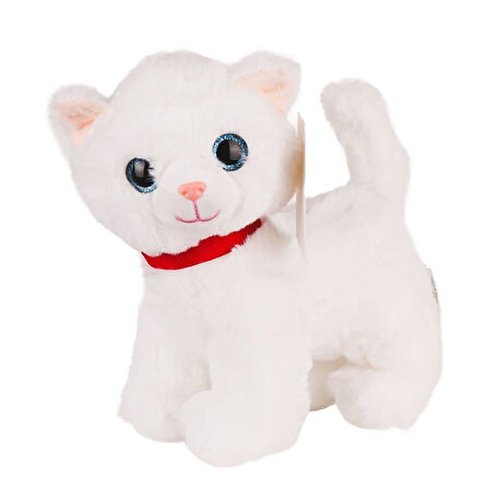 Nessiworld KZL-2311010 Peluş Miyavlayan Kedi -Kızılkaya Oyuncak