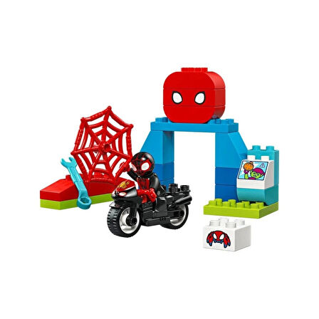 Nessiworld 10424 Lego Duplo Spidey Spinin Motosiklet Macerası 24 parça +2 yaş