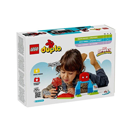 Nessiworld 10424 Lego Duplo Spidey Spinin Motosiklet Macerası 24 parça +2 yaş