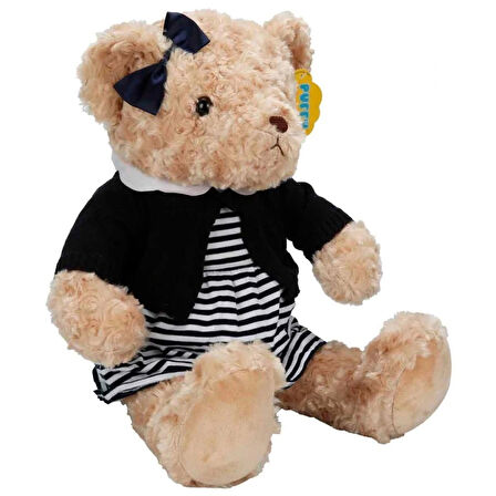 Nessiworld 4807 Kıyafetli Peluş Ayı Teddy Bear 37 cm -Sunman