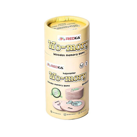 NessiWorld RD5644 Redka Wo-mory Ahşap Hafıza Oyunu