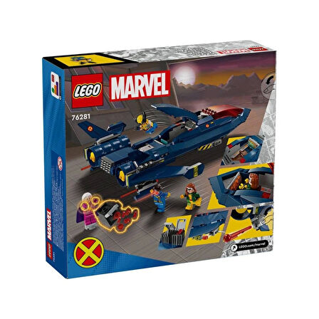 Nessiworld 76281 LEGO® Marvel X-Men X-Jet 359 parça +8 yaş