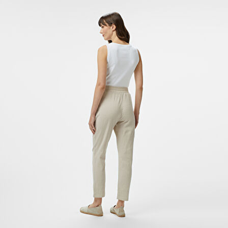 Nautica Kadın Bej Regular Fit Pantolon