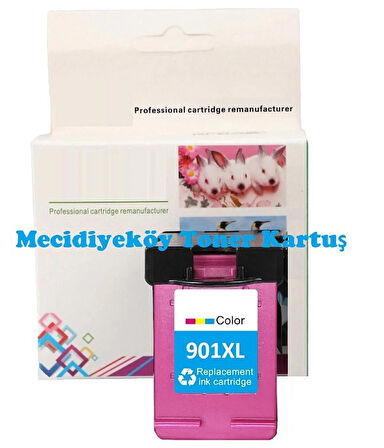 HP 901XL-CC656AE (J4524-J4540-J4550-J4580-J4624-J4660-J4680-4500) Muadil Renkli Kartuşu