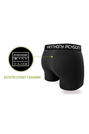 Likralı 6'lı Kutu Premium Erkek Boxer Herman