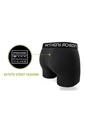 Likralı 6'lı Kutu Premium Erkek Boxer Lucio