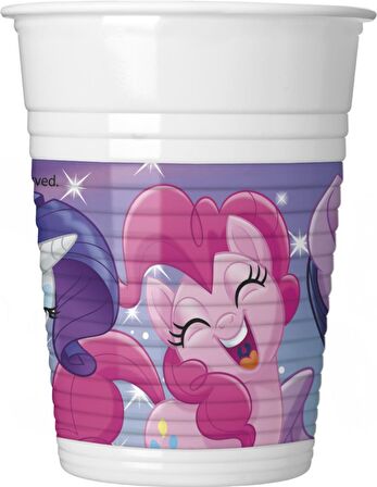 PONY AND FRIENDS BARDAK PLASTİK 8'Lİ