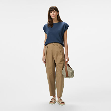 Nautica Kadın Lacivert Regular Fit T-Shirt