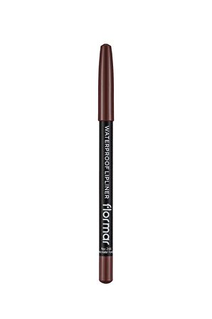 Flormar Suya Dayanıklı Dudak Kalemi (KAHVE) - Waterproof Lipliner - 244 Chocolate Fondue - 8690604567591