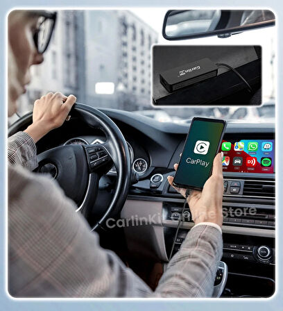 Monozone Carlinkit Multimedya Carplay Dönüştürücü CarPlay & Android Auto Apple-Android Head Unit