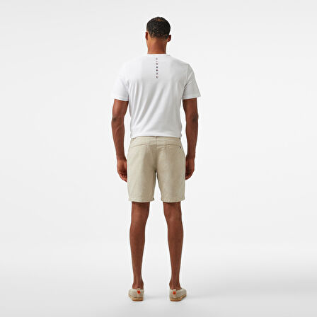 Nautica Erkek Bej Slim Fit Şort