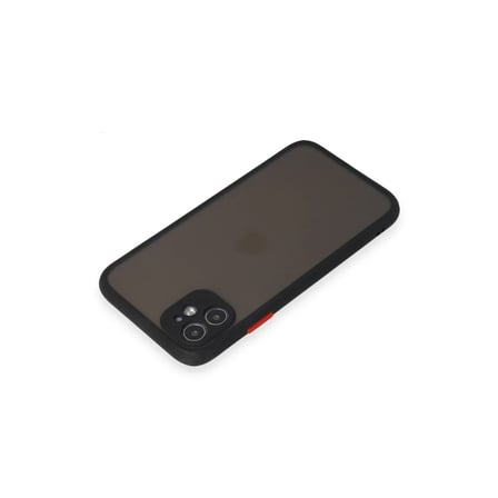 Apple iPhone 11 Kılıf Montreal Silikon Kapak - Siyah