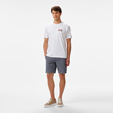 Nautica Erkek Beyaz Regular Fit T-Shirt