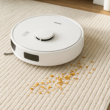Homend Alex Laser 1291H Moplu ve Haritalamalı Akıllı Robot Süpürge Beyaz