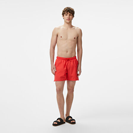 Nautica Erkek Kırmızı Regular Fit Deniz Şortu