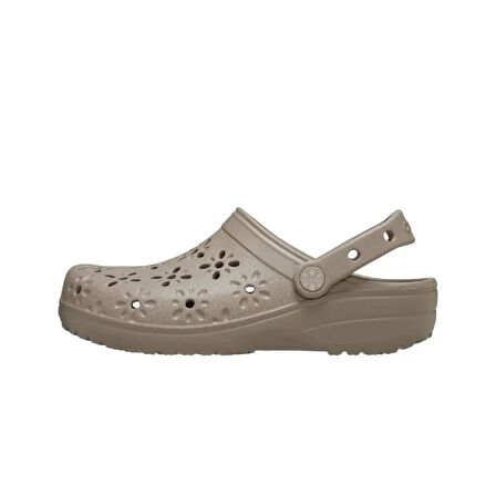 croc 210927-214 CLASSIC FLORAL CUT OUT CLOG SPOR TERLİK SANDALET