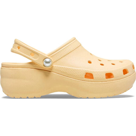 crocs 211231-78Z CLASSIC PLATFORM PEARL CLOG SPOR TERLİK SANDALET