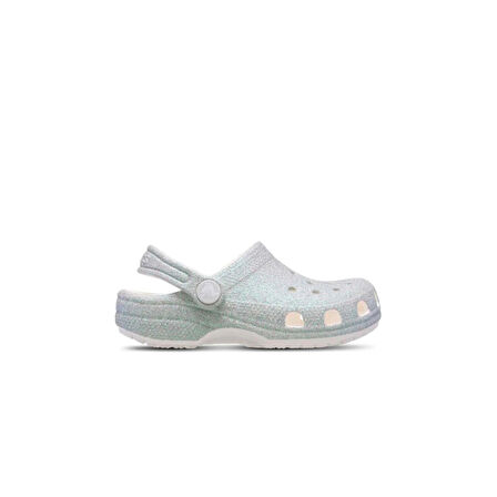 crocs 210986-100 CLASSIC IRIDESCENT GLITTER ÇOCUK TERLİK SANDALET