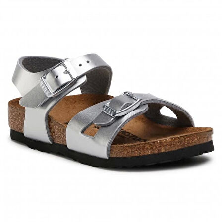 birkenstok 1019201 - ELECTRIC METALLIC SILV RIO KIDS BF OCUK TERLK
