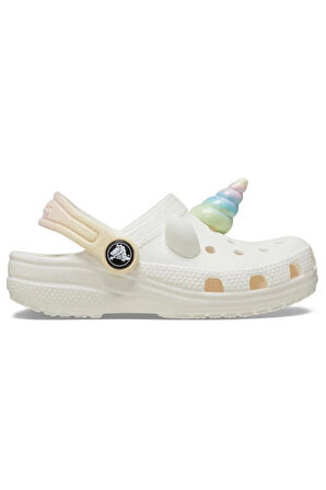 crocs 209701-0WV CLASSIC IAM RAINBOW UNICORN BEBEK TERLİK SANDALET