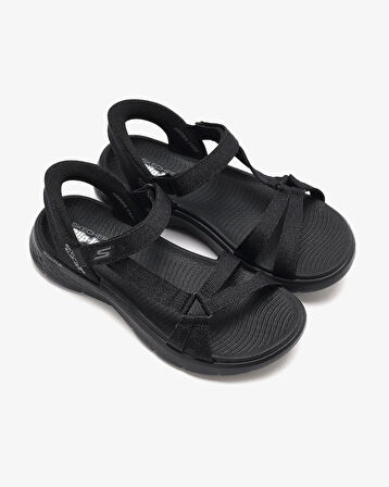 Sketchers 141481 BBK GO WALK FLEX SANDAL - ILLUMINATE KADIN SANDALET