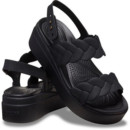croc 209977-060 BROOKLYN WOVEN UPPER SPOR TERLİK SANDALET