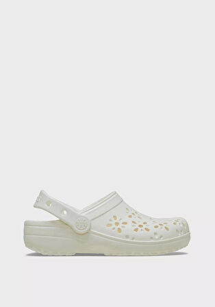 crocs 210943-0WV CLASSIC FLORAL CUT OUT CLOG ÇOCUK TERLİK SANDALET