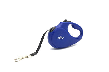 Doggie Master Seri Otomatik Makaralı Köpek Gezdirme 15 kg / 5 M Mavi
