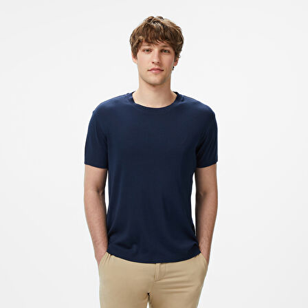 Nautica Erkek Lacivert Regular Fit T-Shirt